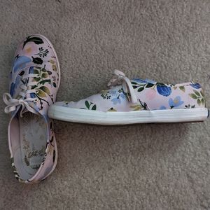 W 7.5 wide Keds x Rifle Paper Co. Floral sneakers